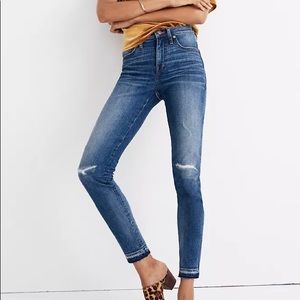 Madewell High Rise Skinny Jeans - York Wash